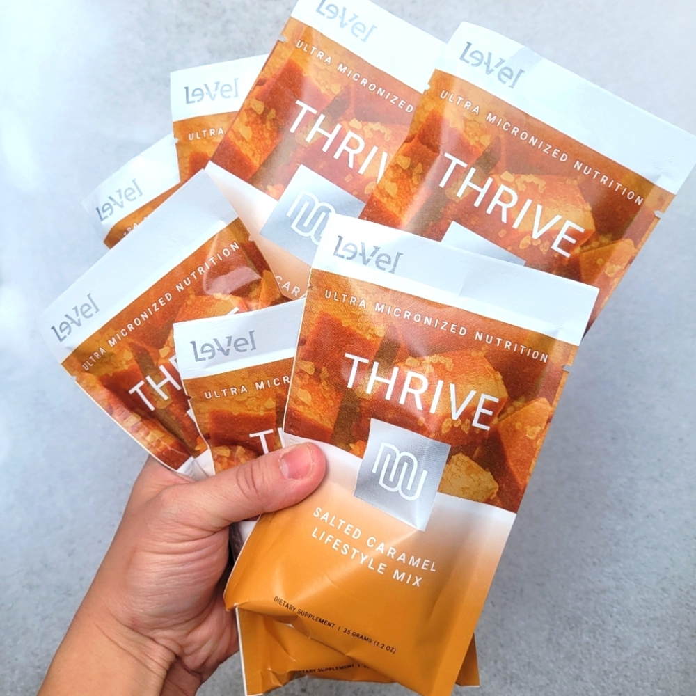 7 thrive SALTED CARAMEL SHAKES
